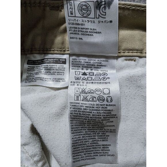 Levi's Chino Tapered Leg Pants Men's Size 30x32 Beige - Picture 6 of 14